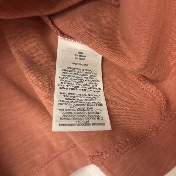 Boden Diana Embroidered Tunic Top Red Pink Long Sleeve Tie Neck Size US Sz 6 - Picture 11 of 11